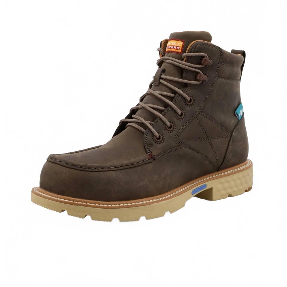 NEW TWISTED X men's 6" work boot in shitake